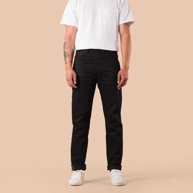 vignette flaneurs MOMOTARO JEANS 14.7oz Standard Tapered Black front
