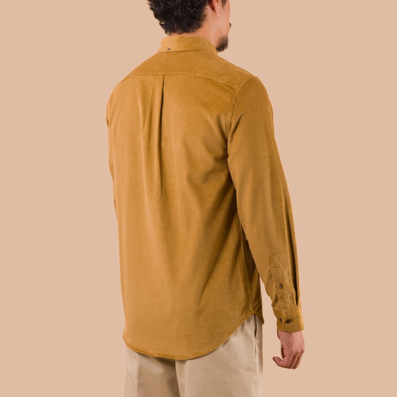 image PORTUGUESE-FLANNEL-flâneurs-chemise-velours-Lobo-light Prairie de dos