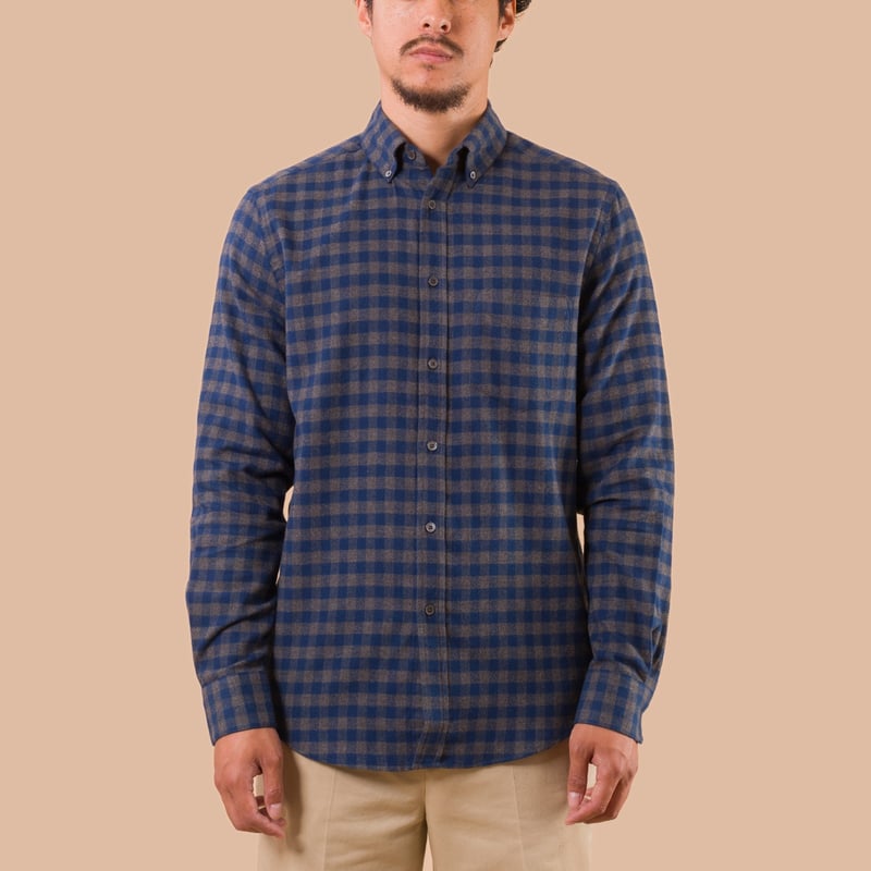 image flaneurs Portuguese Flannel Aquila Shirt de face