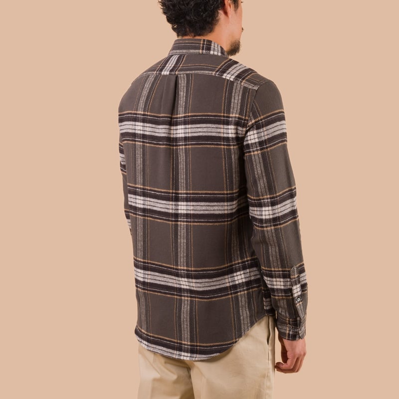 image flaneurs Portuguese Flannel Spindle Shirt de dos