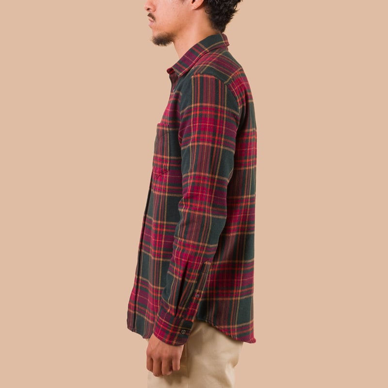 image flaneurs Portuguese Flannel Bravio Shirt de profil