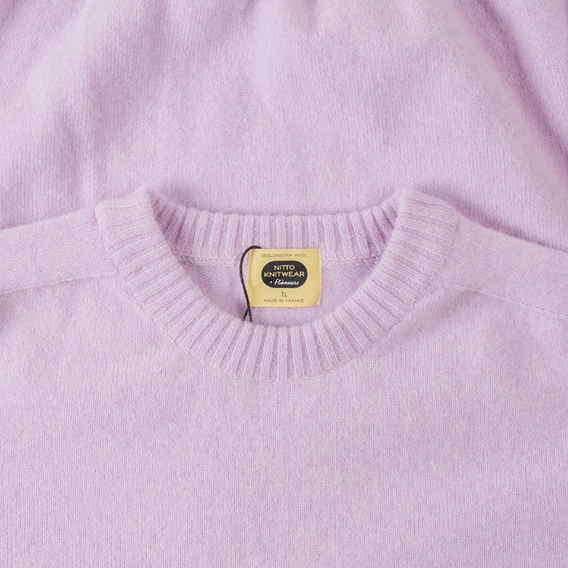 pull collab Nitto Flaneurs french lilac col