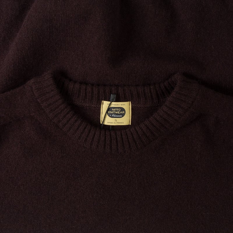 NITTO KNITWEAR X FLANEURS / Bedros Geelongora Sweater Ebony