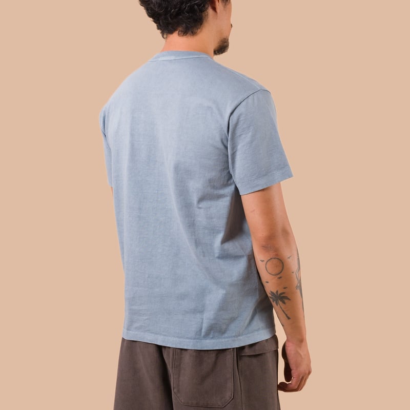 porté back flaneurs XX DEVELOPMENT SURE MFG 7,5oz Pocket SS Tee Indigo Zombies