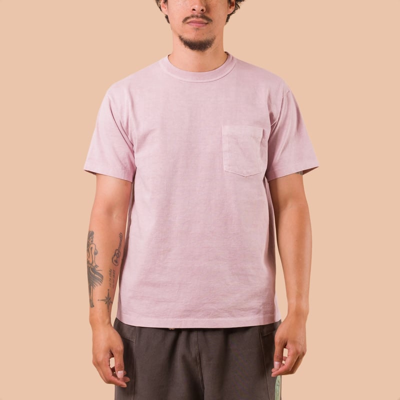 porté front flaneurs XX DEVELOPMENT SURE MFG 7,5oz Pocket SS Tee lilac