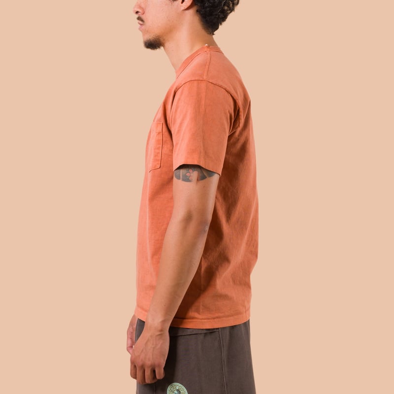 porté side flaneurs XX DEVELOPMENT SURE MFG 7,5oz Pocket SS Tee umber