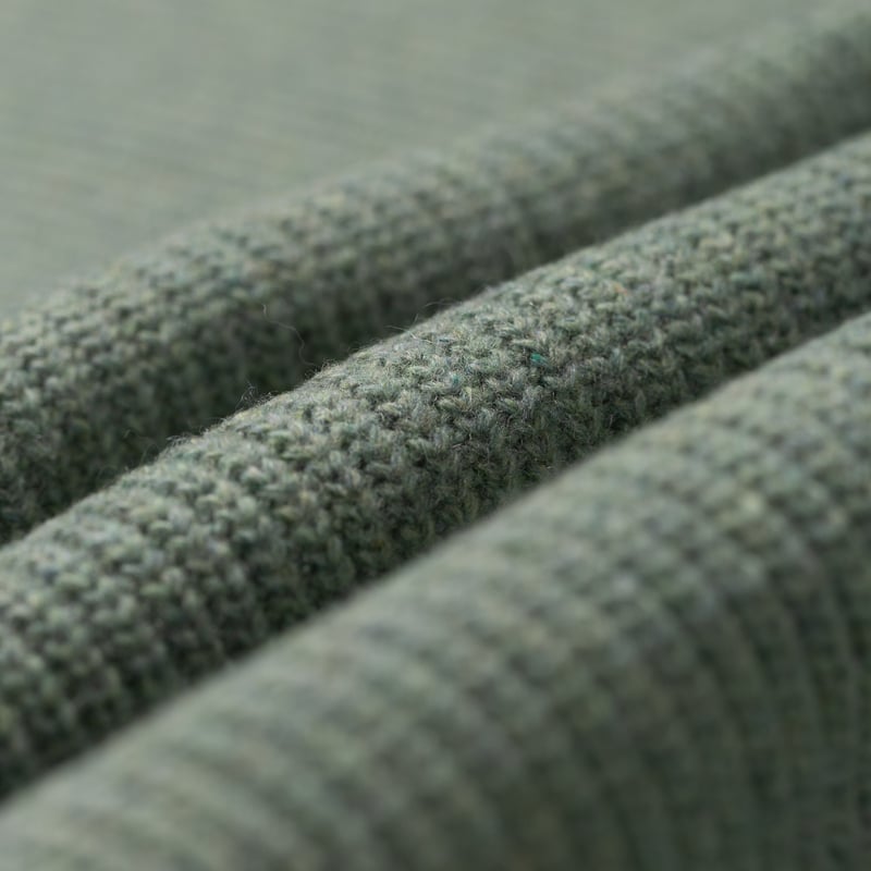 Image flâneurs FRIZMWORKS / Heavy Wool Round Cardigan Jade Green détail matière
