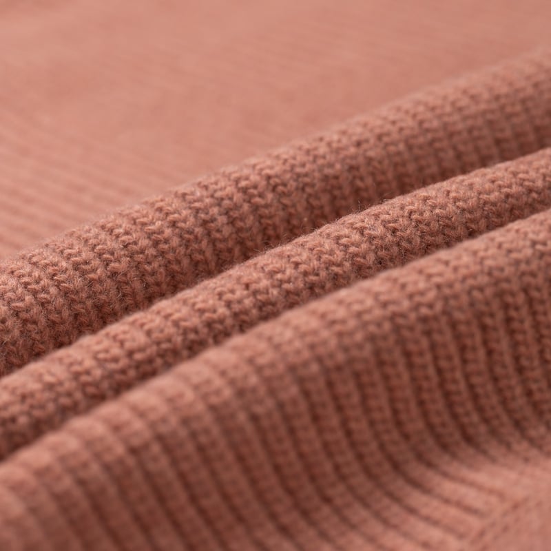 image flâneurs FRIZMWORKS / Wool Deck Zip Up Cardigan  Indian Pink détail matière