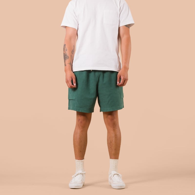 image porté front flaneurs XX DEVELOPMENT SURE MFG Super Tuck River Shorts Middry