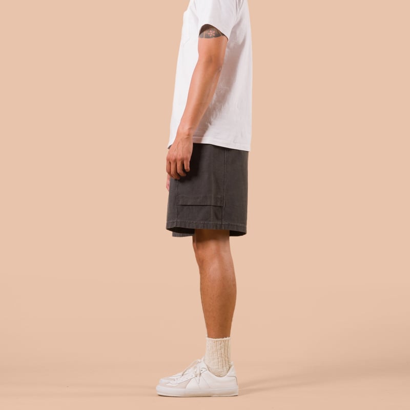 image porté side flaneurs XX DEVELOPMENT SURE MFG Super Tuck River Shorts Black