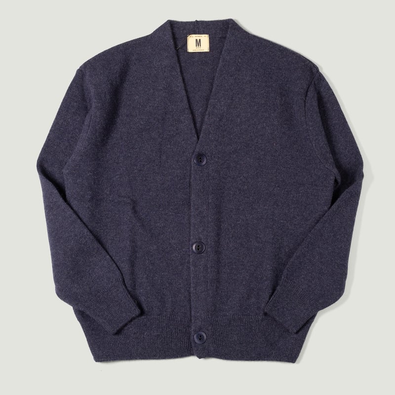 Image Flâneurs NITTO KNITWEAR / Cardigan Armen  Navy Mix vignette