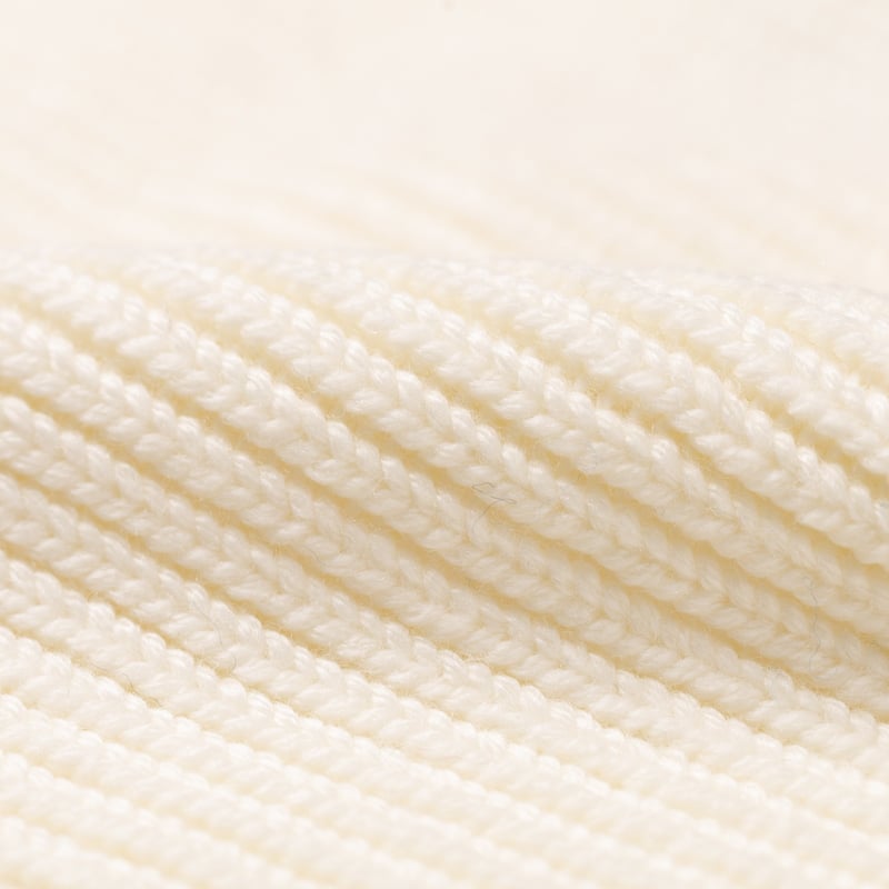 Image flâneurs NITTO KNITWEAR / Bonnet Ara Ecu détail matière