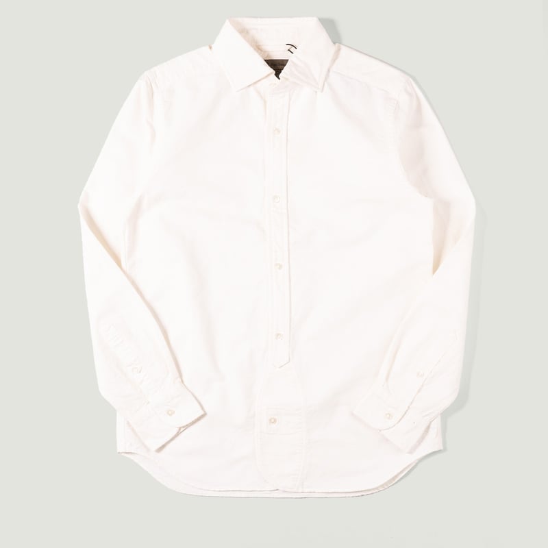 Image Flâneurs NIGEL CABOURN / British Officers Shirt White vignette