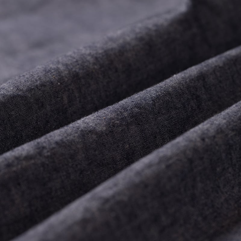 Image Flâneurs NIGEL CABOURN / Medical Shirt Indigo détail matière