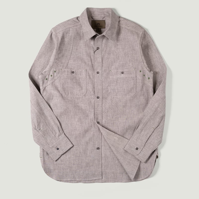 Image Flâneurs NIGEL CABOURN / Medical ShirtS&P Light Grey Vignette