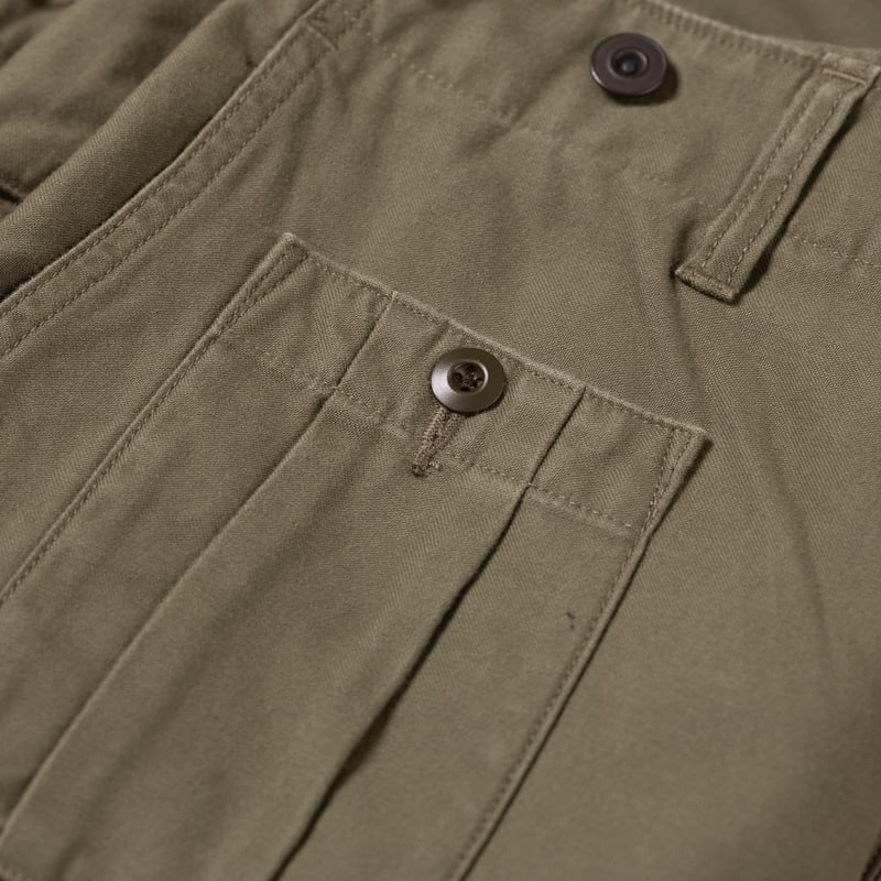 Image Flâneurs NIGEL CABOURN / Army Cargo Pant Dark Green détail poche
