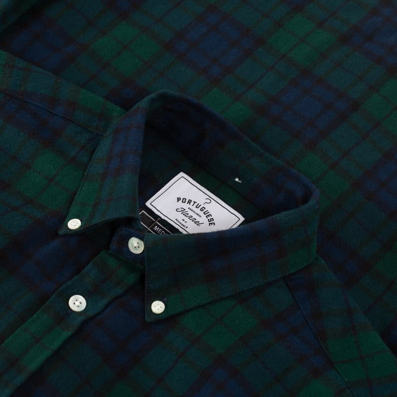 detail flaneurs Portuguese Flannel Bonfim Shirt
