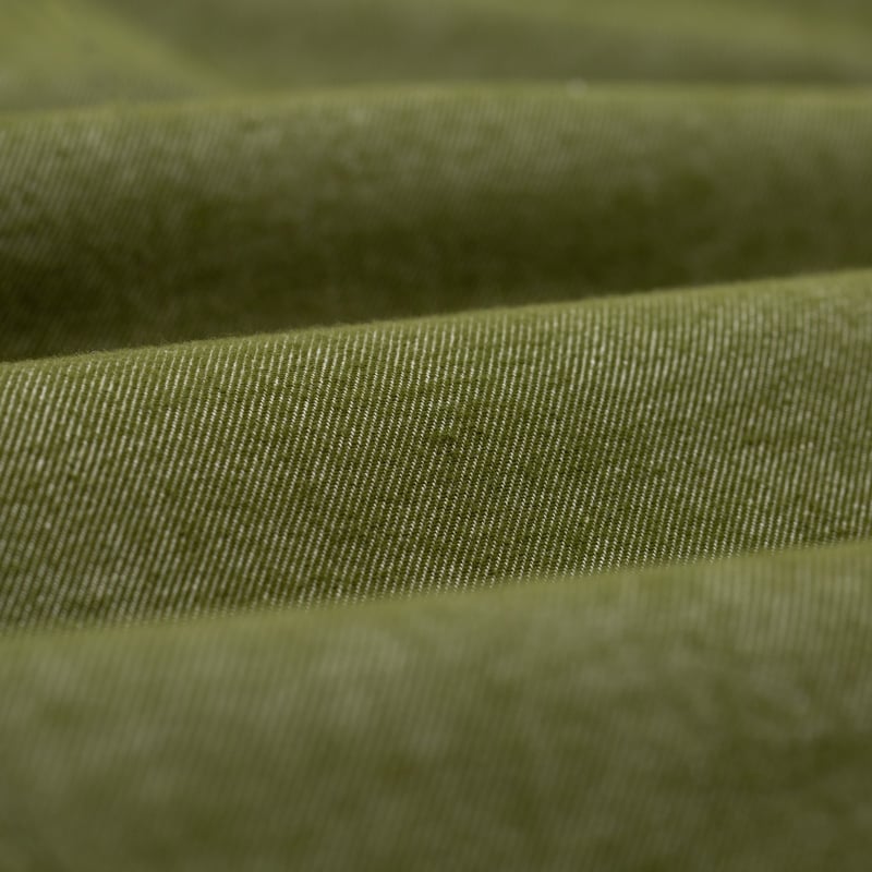 flaneurs details BEAMS PLUS  B.D. Flannel Solid Olive (3)
