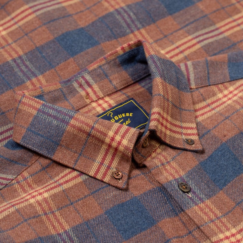 detail flaneurs Portuguese Flannel Logia Shirt