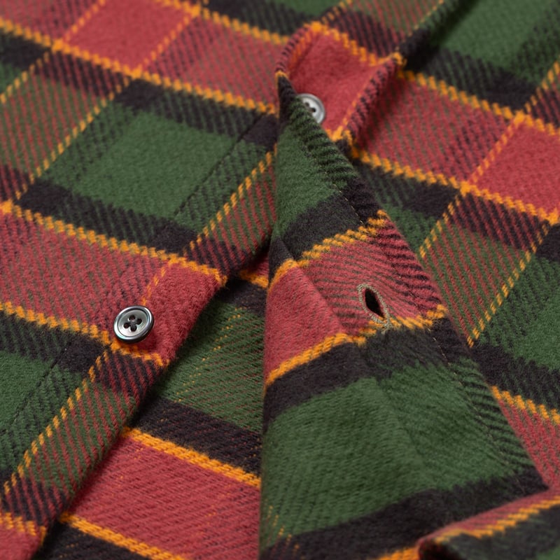 details flaneurs Portuguese Flannel Argila Shirt (3)