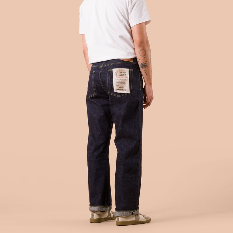 worn back flaneurs STUDIO D'ARTISAN SD-1102 13.5oz Ishikawadai Wide Straight