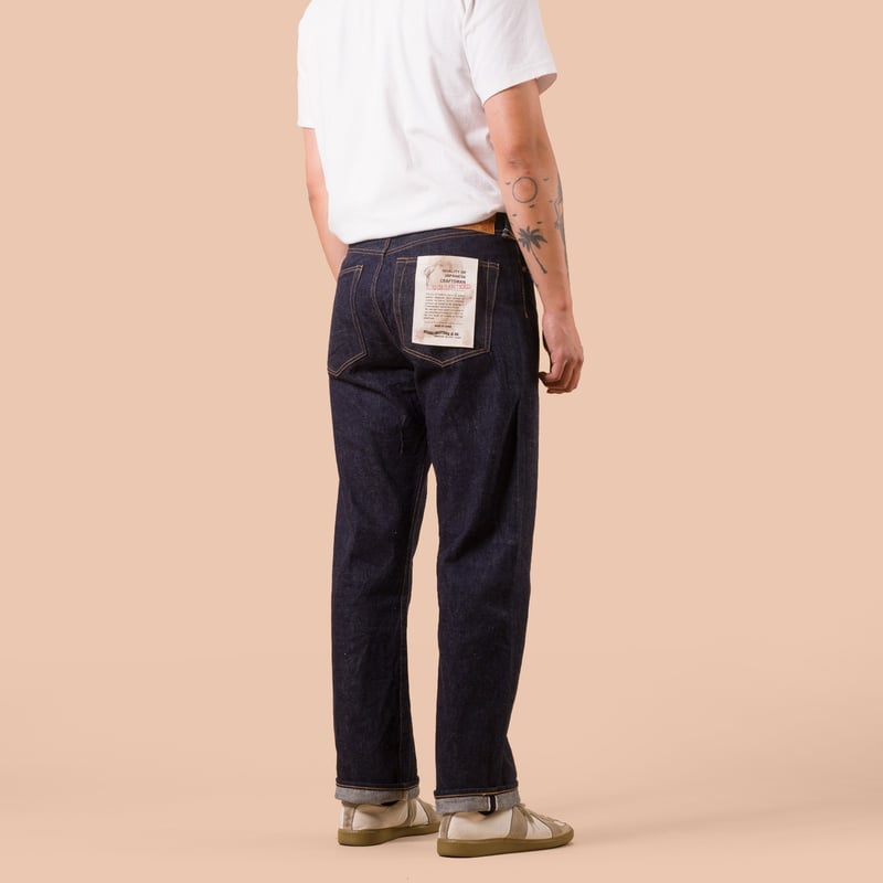 worn back flaneurs STUDIO D'ARTISAN SD-1101 13.5oz Ishikawadai Regular Straight