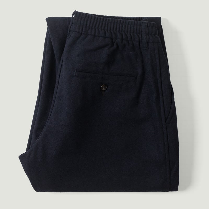flaneurs Vignettes UNIVERSAL WORKS Dublin Wool Mix Oxford Pant Dark Navy