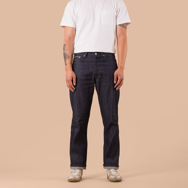 flaneurs NAKED & FAMOUS TrueGuy Indigo Selvedge worn front