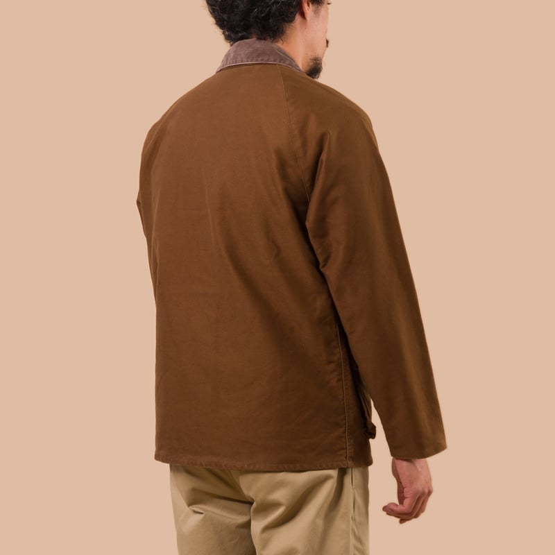 F2361 Heavy Moleskin Riding Jacket Brown