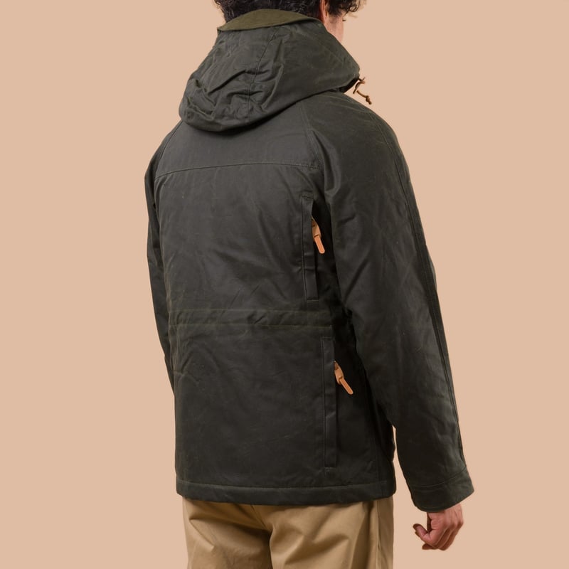 MANIFATTURA CECCARELLI parka flâneurs New Fisherman Parka Dark Green worn back
