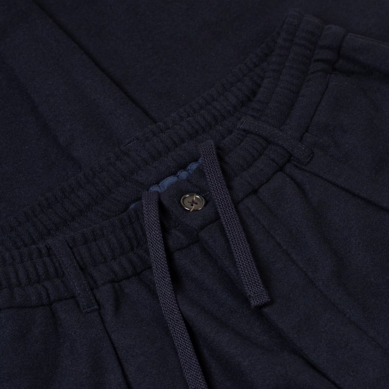 flaneurs details UNIVERSAL WORKS Dublin Wool Mix Oxford Pant Dark Navy (3)