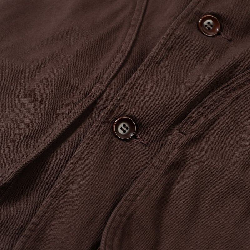 Flaneurs details FOB Factory F2470 Field Jacket Brown (2)