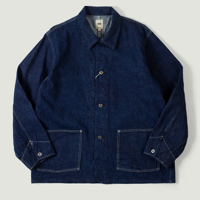 Flaneurs vignette FOB Factory F2467 WWII Denim Chore Coat