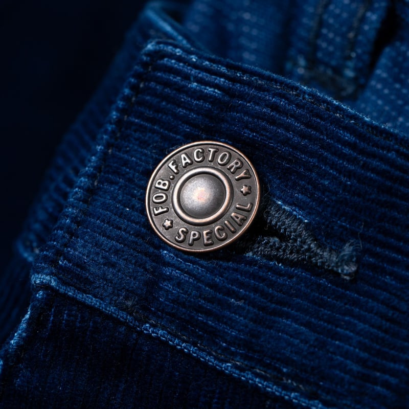 Flaneurs details FOB Factory F1154 Indigo Corduroy (1)