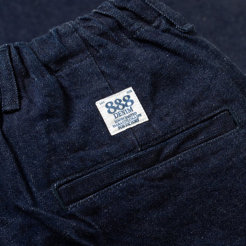 F0508 Denim Track Pants Indigo