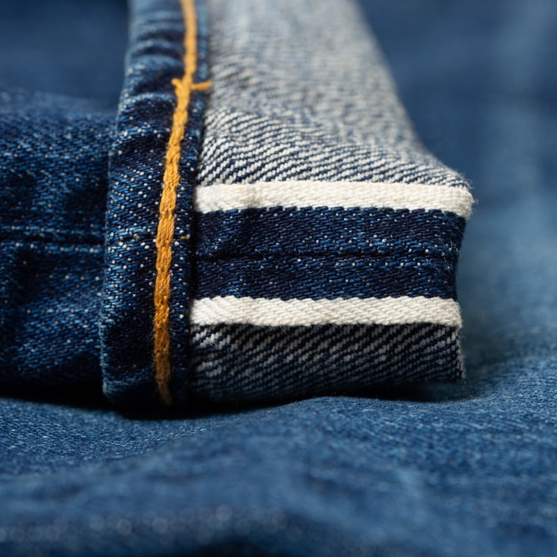 Flaneurs details FOB Factory F159 13oz Used Straight Selvedge Denim selvedge ID
