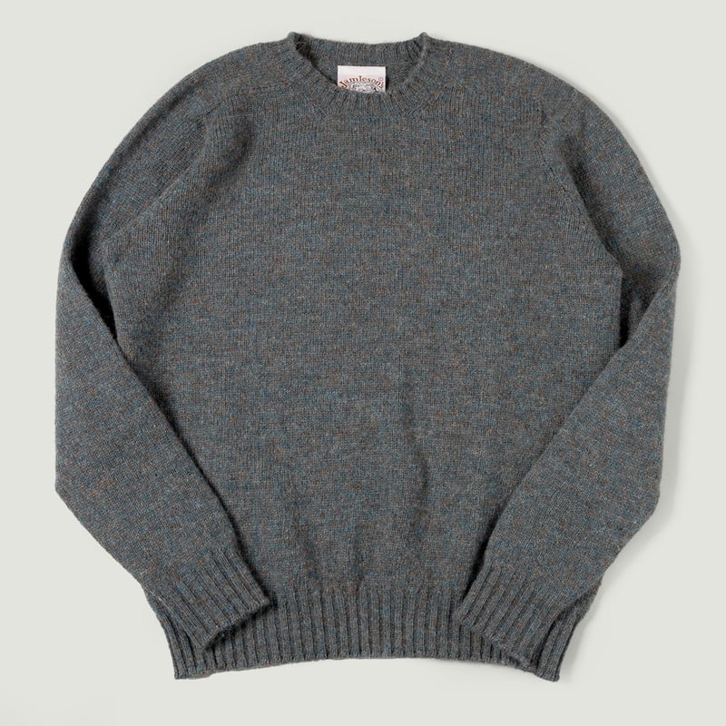 Image flâneurs JAMIESON'S / Crewneck Saddle Shoulder Sweater Storm vignette