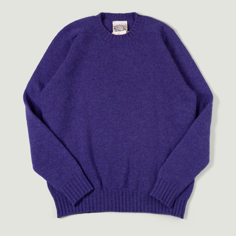 Image Flâneurs JAMIESON'S / Crewneck Saddle Shoulder Sweater Lupin vignette