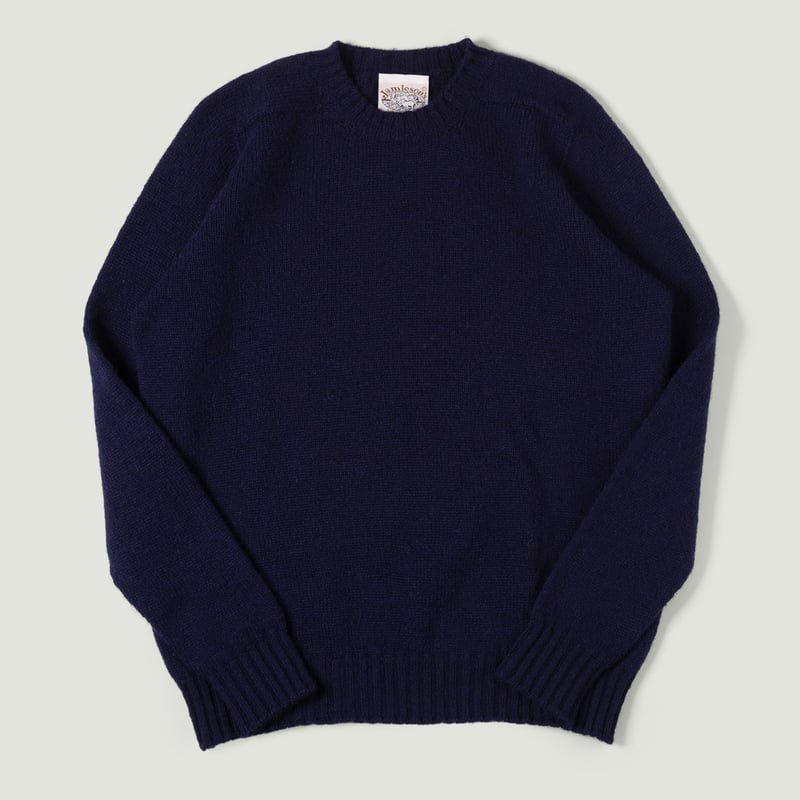 Image Flâneurs JAMIESON'S / Crewneck Saddle Shoulder Sweater Eclipse vignette