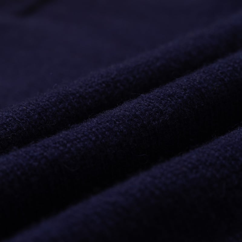 Image Flâneurs JAMIESON'S / Crewneck Saddle Shoulder Sweater Eclipse détail matière