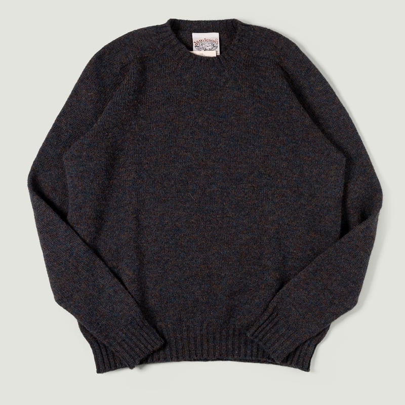 Image Flâneurs JAMIESON'S / Crewneck Saddle Shoulder Sweater Rosewood vignette