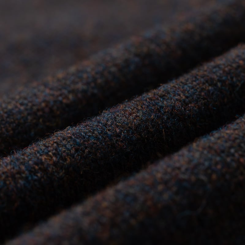 Image Flâneurs JAMIESON'S / Crewneck Saddle Shoulder Sweater Rosewood détail matière