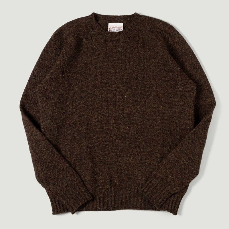 Image flâneurs JAMIESON'S / Crewneck Saddle Shoulder Sweater Grouse vignette