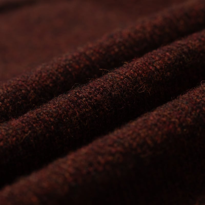 Image Flâneurs JAMIESON'S / Crewneck Saddle Shoulder Sweater Ruby détail matière