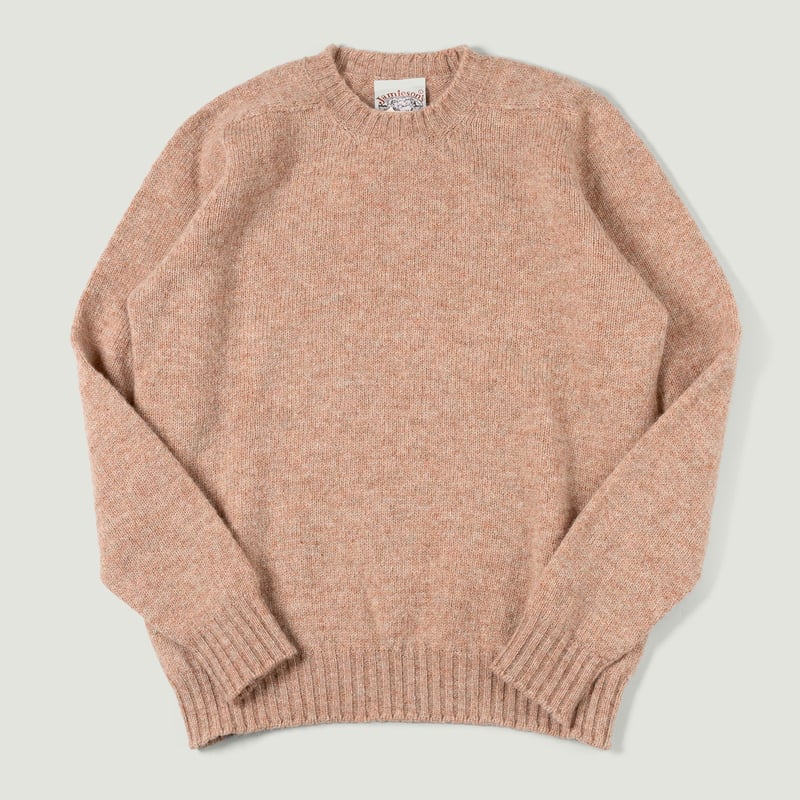 Crewneck Saddle Shoulder Sweater Oyster