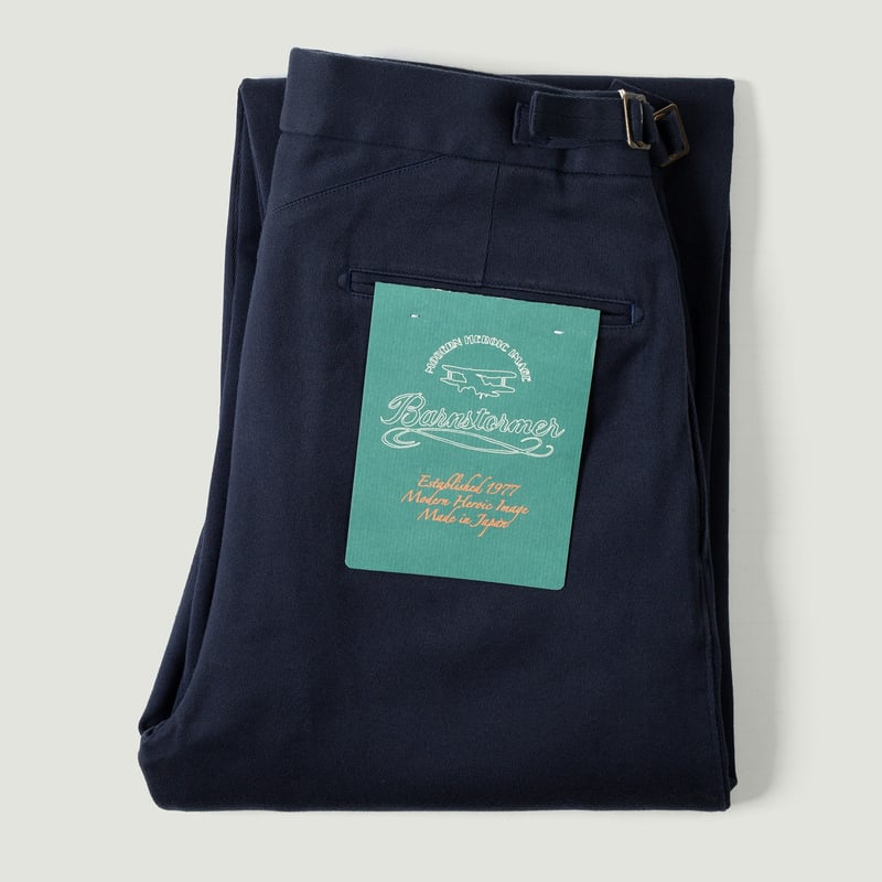 vignette flaneurs BARNSTORMER 1849 FOB Factory American Fit Dobby Chinos Navy