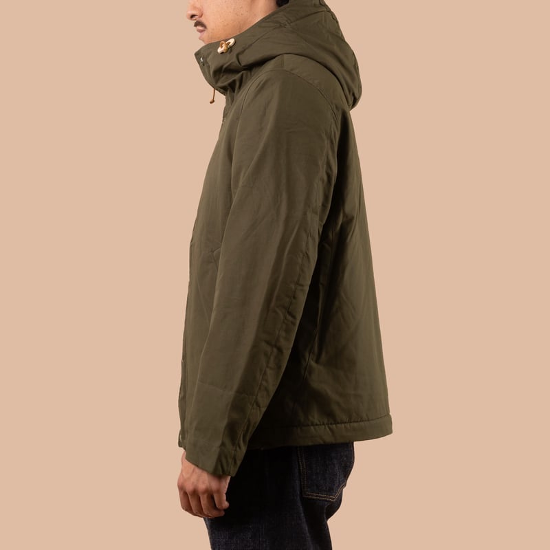 Image Flâneurs MANIFATTURA CECCARELLI / Lined Shelter Jacket Military Green profil