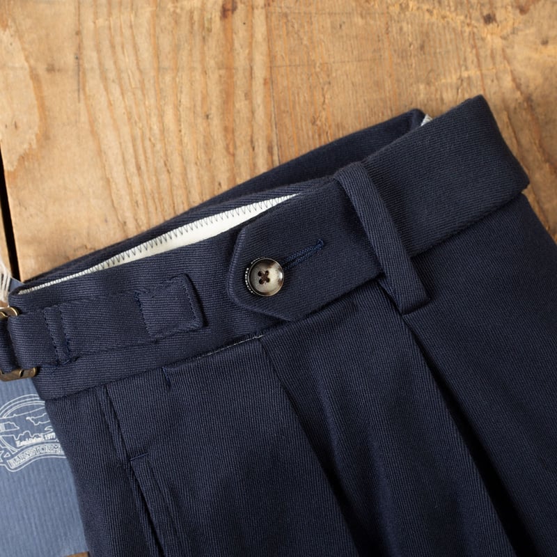 detail flaneurs BARNSTORMER 1849 FOB Factory American Fit Dobby Chinos Navy 1