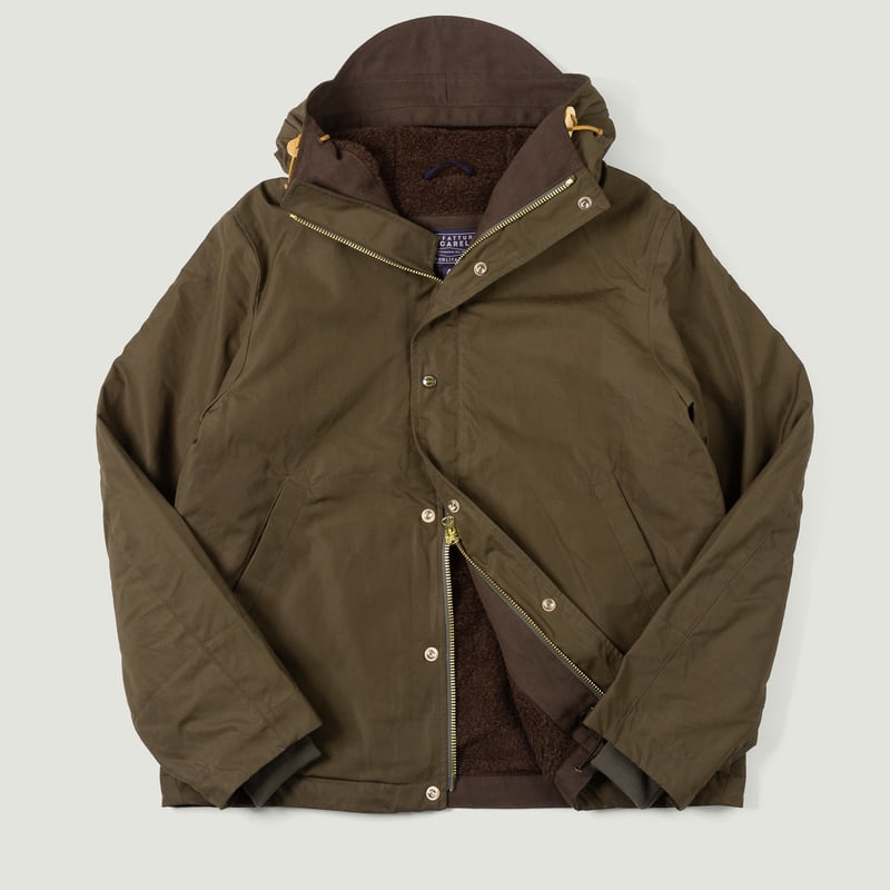 Image Flâneurs MANIFATTURA CECCARELLI / Lined Shelter Jacket Military Green vignette