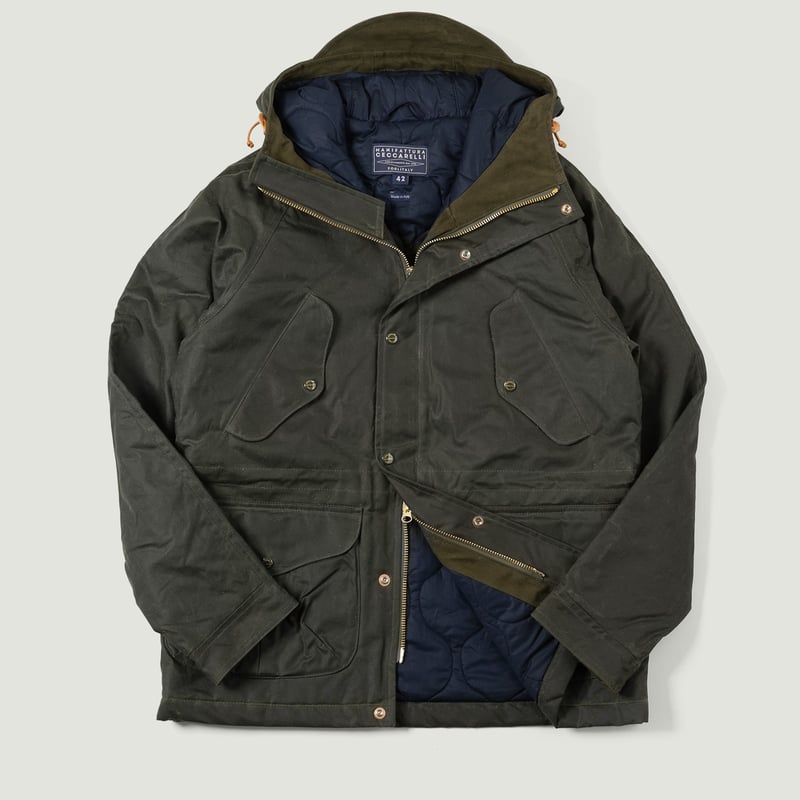 MANIFATTURA CECCARELLI parka flâneurs New Fisherman Parka Dark Green vignette